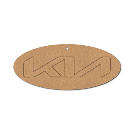 Kia Logo Keychain Cutout Shape 1