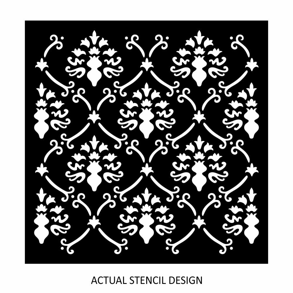 Bagru Damask Allover Stencil