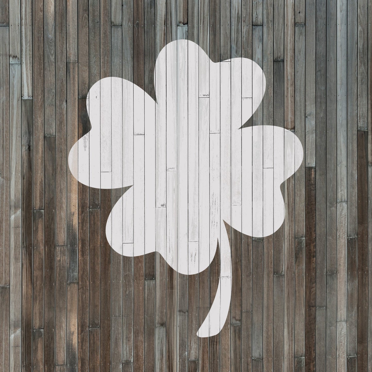 Four Leaf Clover Stencil