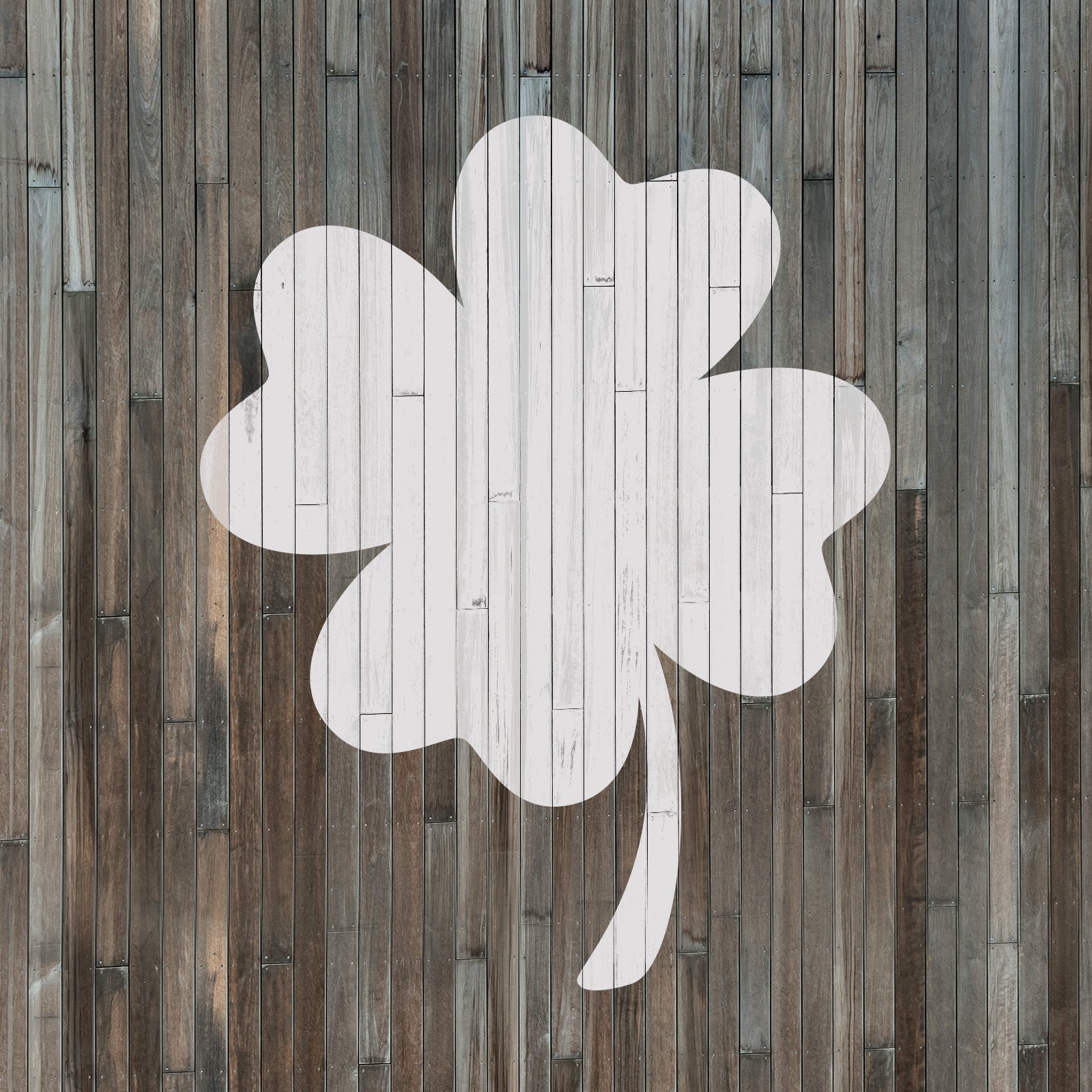 Four Leaf Clover Stencil