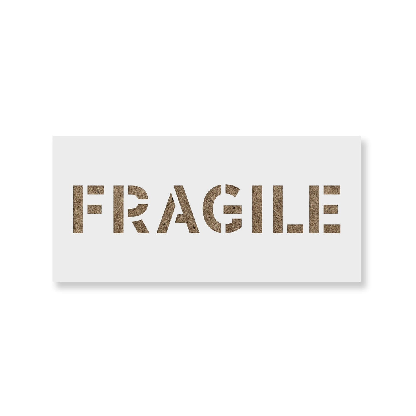 Fragile Word Stencil