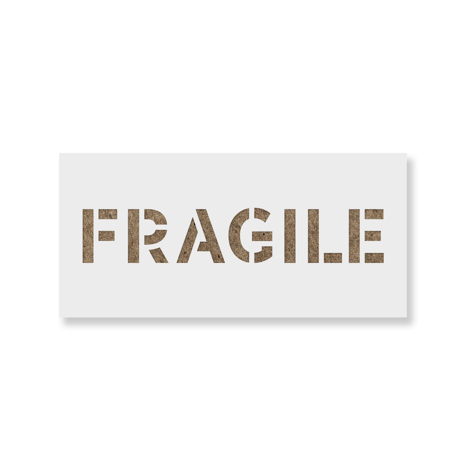 Fragile Word Stencil