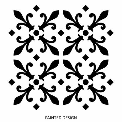 Boudon Fleur Wall Stencil