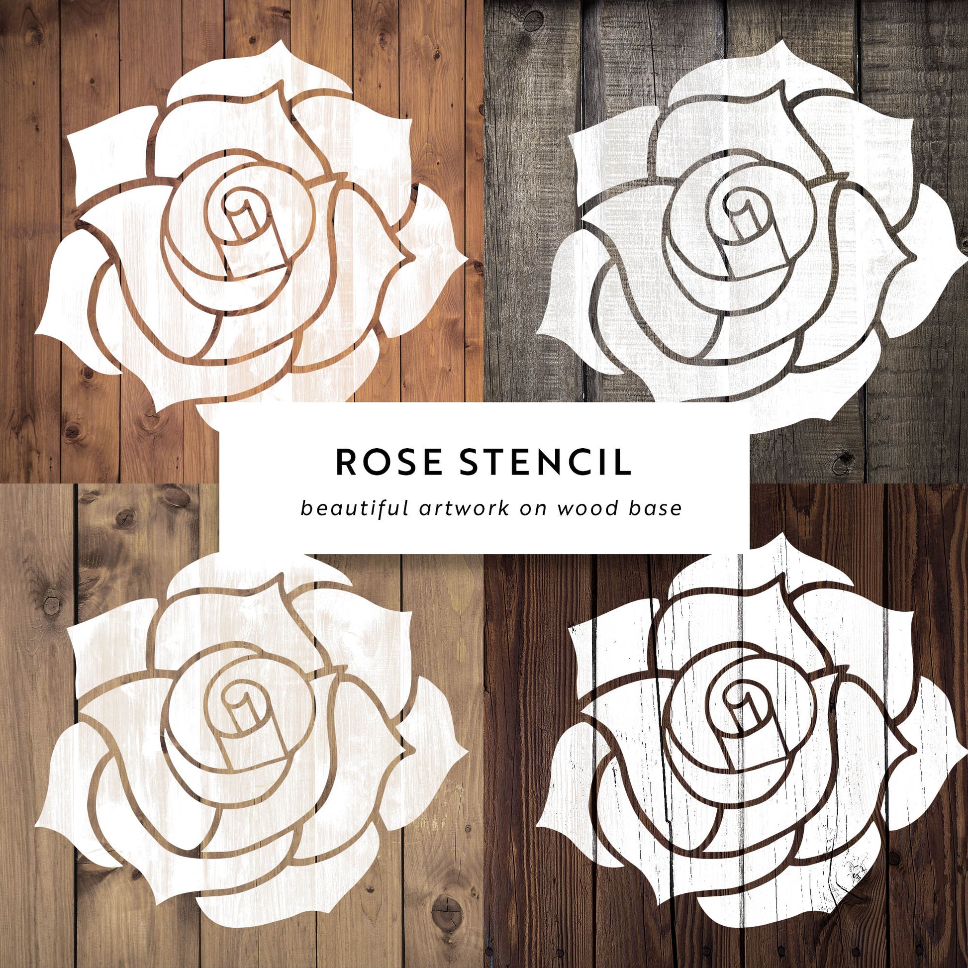 Rose Stencil
