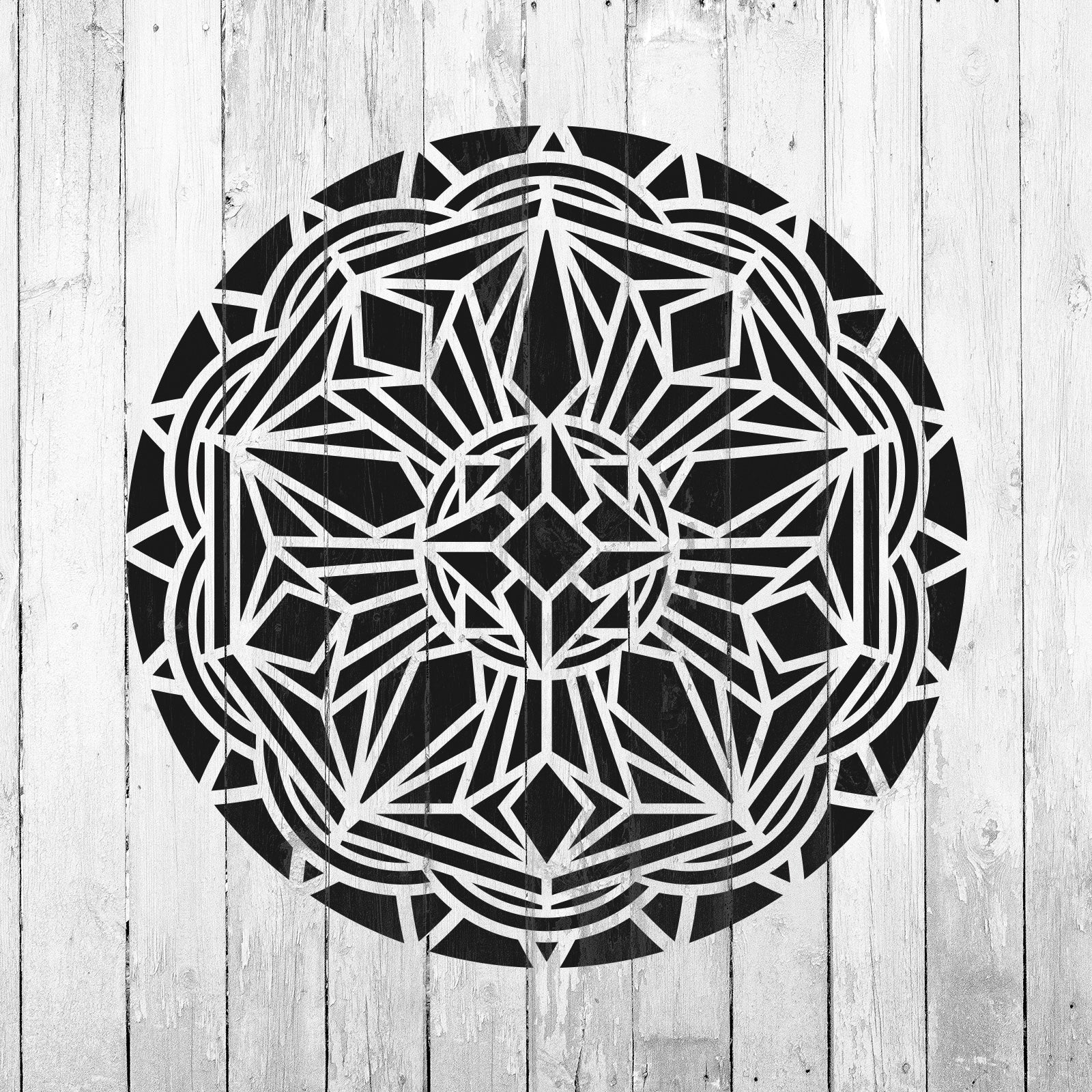 Deco Mandala Stencil