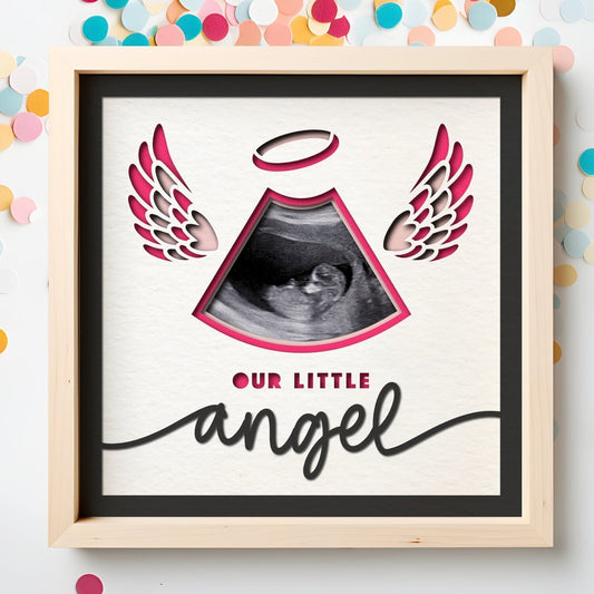 My / Our Little Angel - 9 x 9 Inch Frame - 1, 2, 3 or 6 photos / Multi Colour