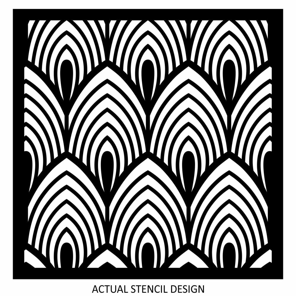 Grace Retro Allover Stencil