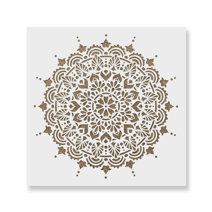 Paradise Mandala Stencil
