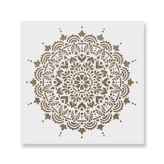 Paradise Mandala Stencil
