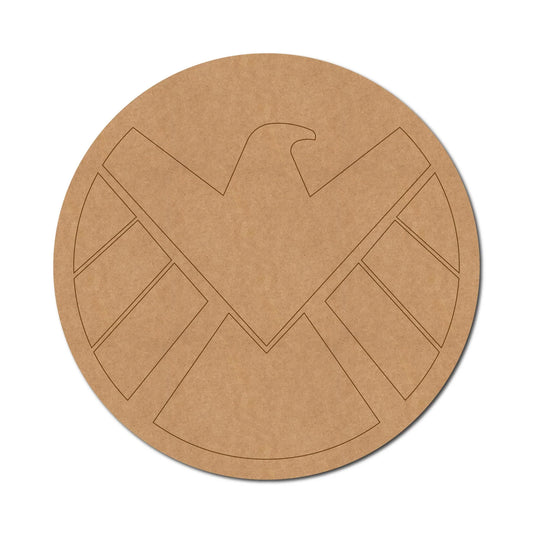 Agents Of Shield Logo Marvel Pre Marked Round Design 1