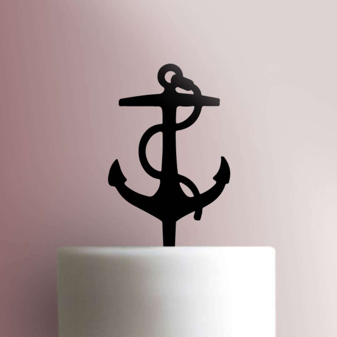 Anchor - Acrylic Cake Topper