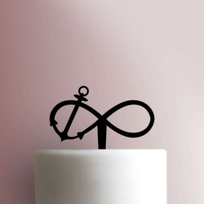 Anchor Infinity - Acrylic Cake Topper
