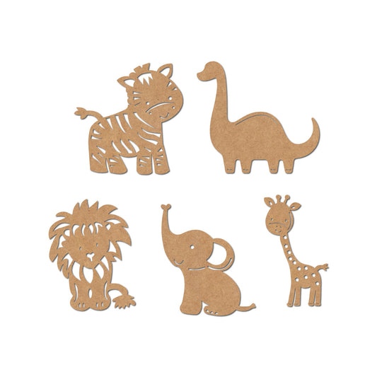Animals Set Cutout Design 1
