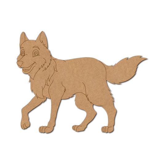 Arctic Wolf Pre Marked Craft Shape 1