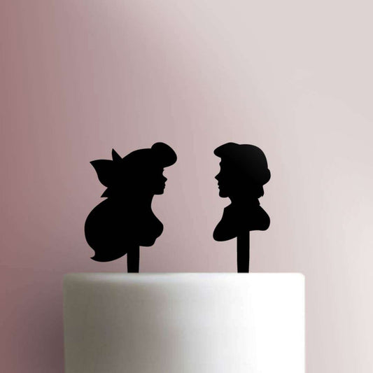 The Little Mermaid ? Ariel and Eric - Acrylic Cake Topper