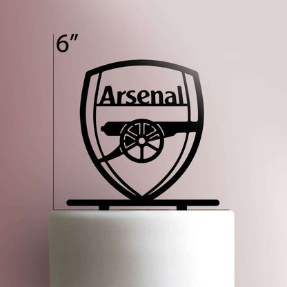 Arsenal- Acrylic Cake Topper