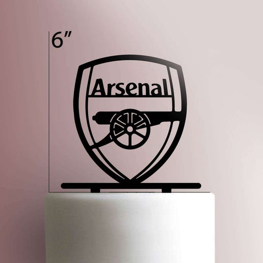 Arsenal- Acrylic Cake Topper
