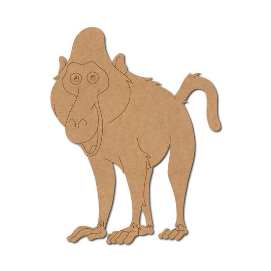 Baboon Pre Marked Craft Shape 1
