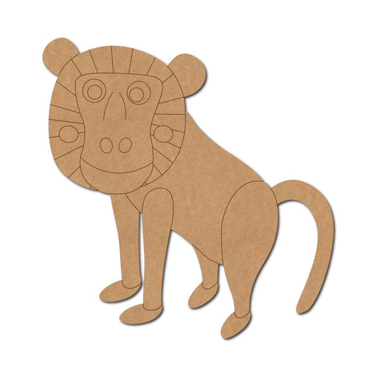 Baboon Pre Marked Craft Shape 2