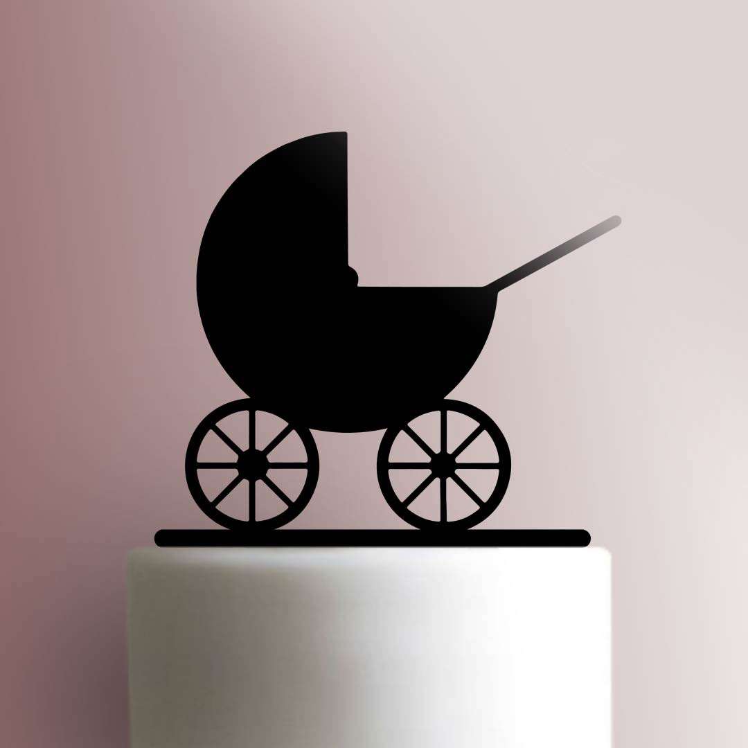 Baby Carriage- Acrylic Cake Topper