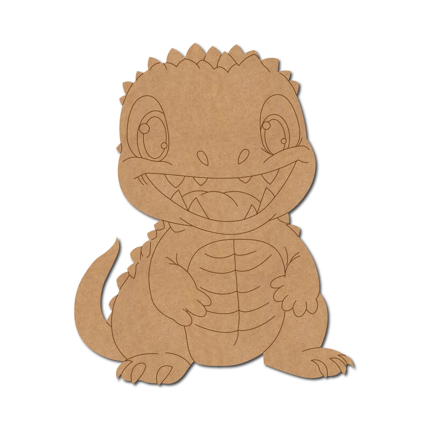 Baby Crocodile Pre Marked Craft Shape 5