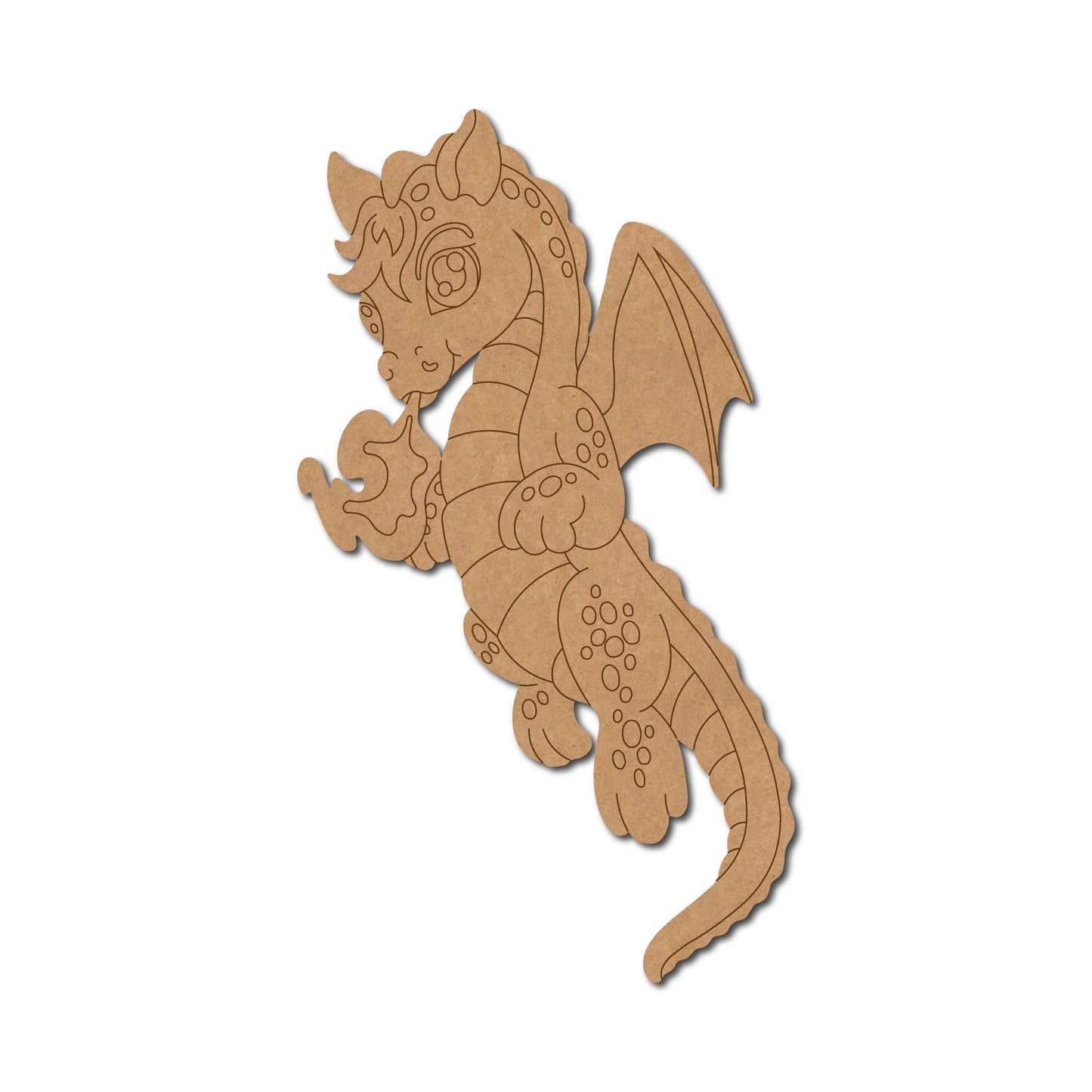 Baby Dragon Pre Marked Craft Shape 3