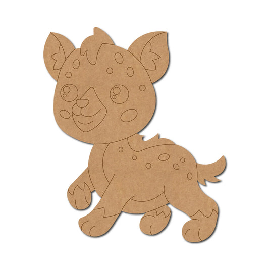 Baby Hyena Pre Marked Craft Shape 1