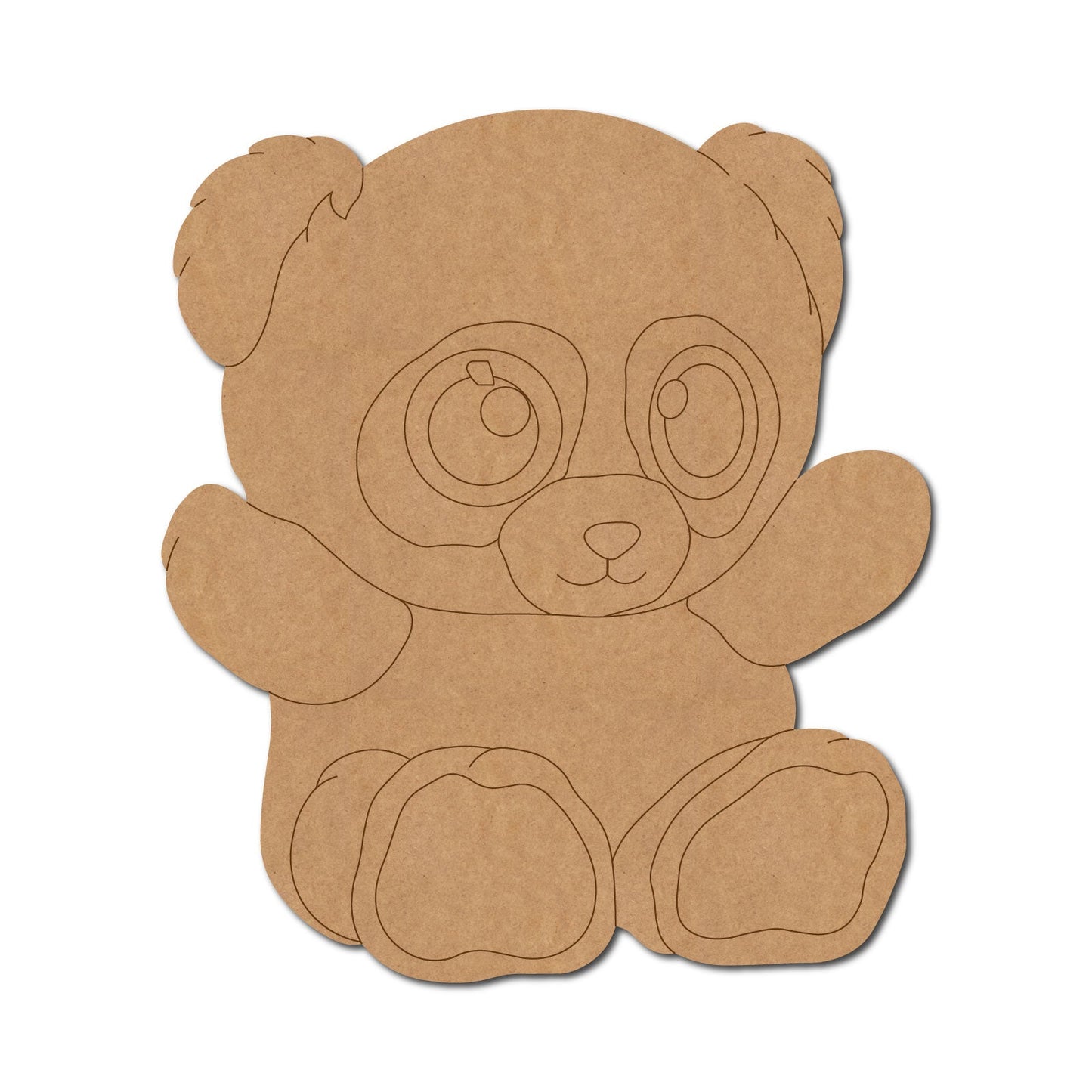 Baby Panda Pre Marked Craft Shape 4