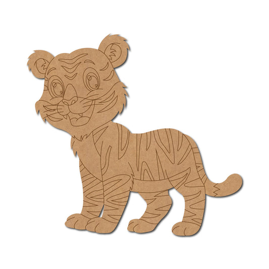 Baby Tiger Pre Marked Craft Shape 2
