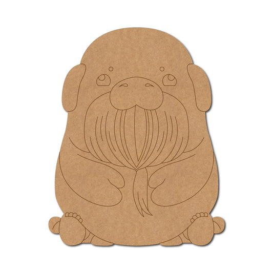 Baby Walrus Pre Marked Craft Shape 1