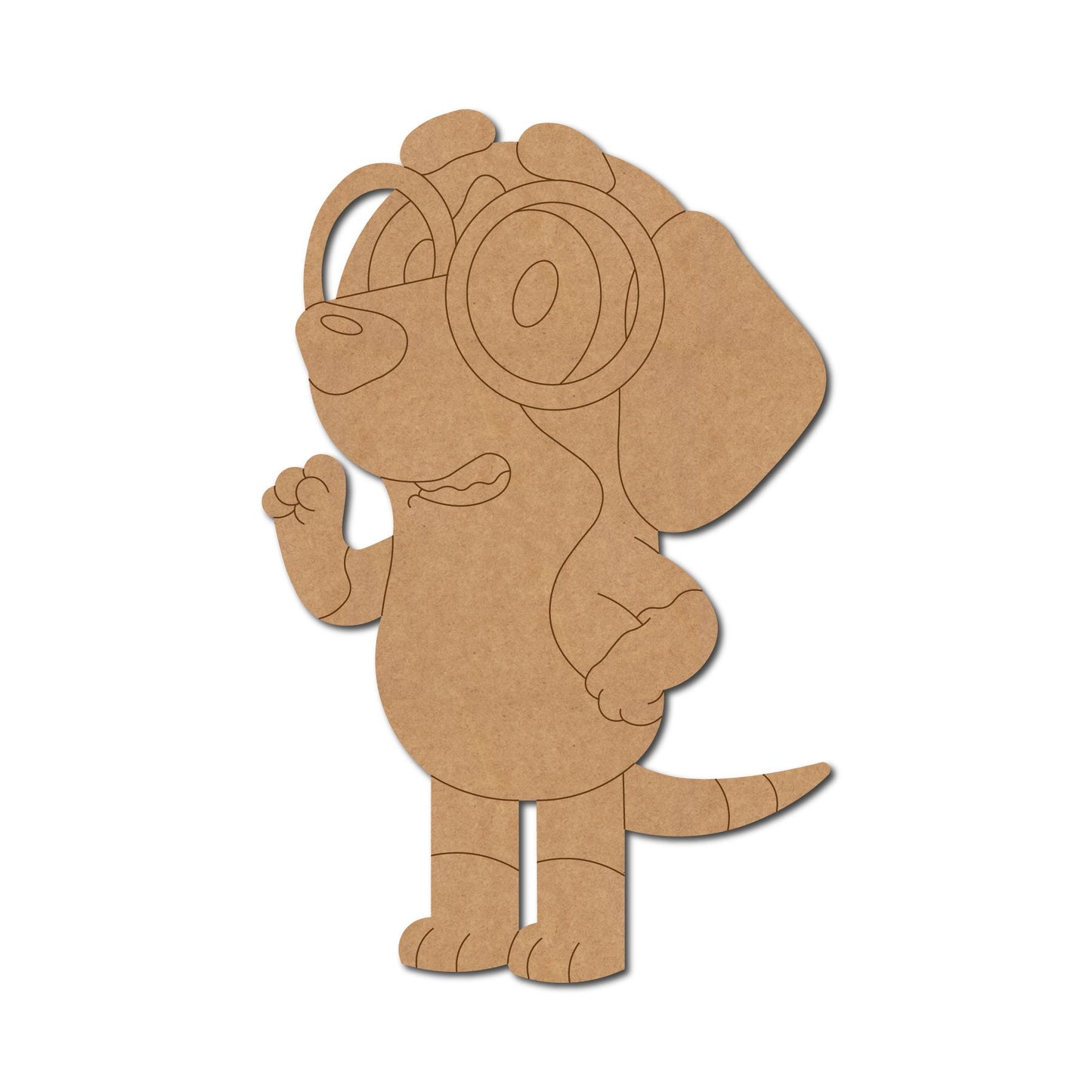 Bluey Dog Cartoon Pre Marked Craft Shape 2