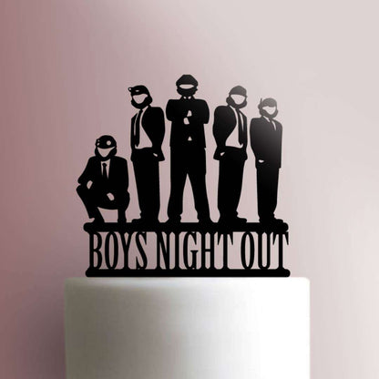 Boys Night Out - Acrylic Cake Topper
