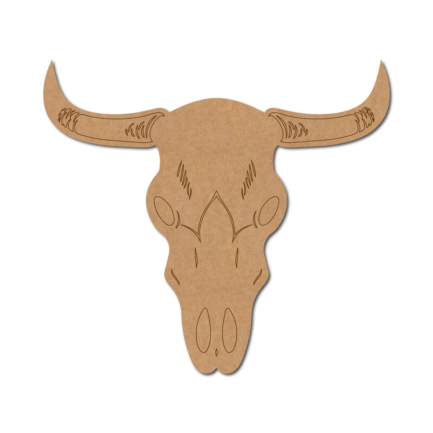 Bull Skull Pre Marked Design 1