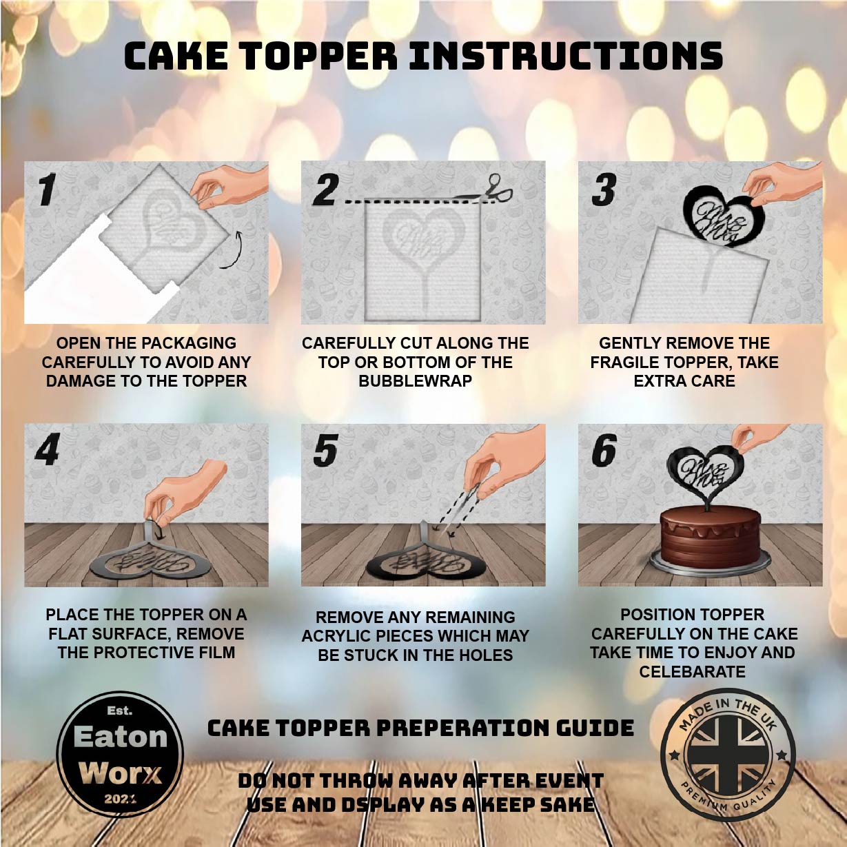 Shimmer and Shine Happy Birthday ? Shine - Acrylic Cake Topper