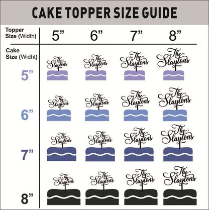 Camping Mountains Campfire - Acrylic Cake Topper