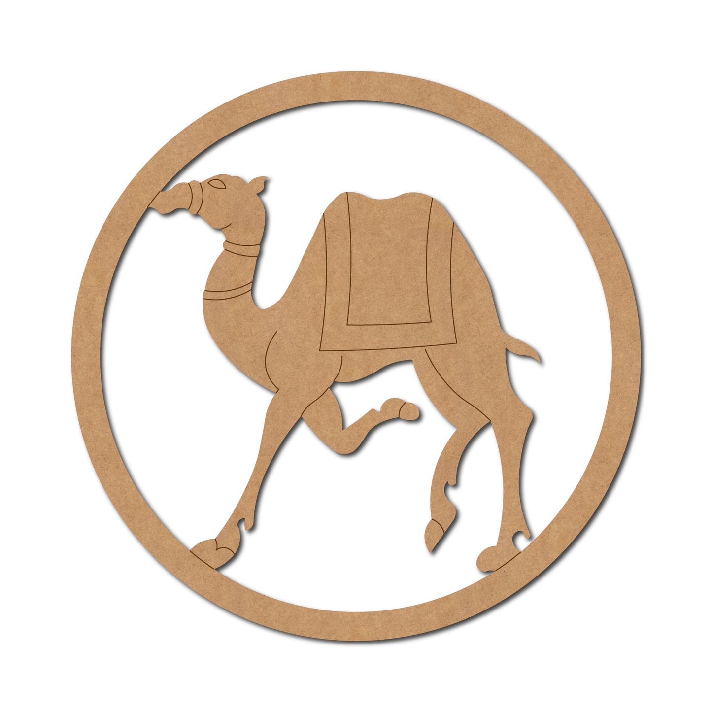 Camel Macrame Base Pre Marked Design 1