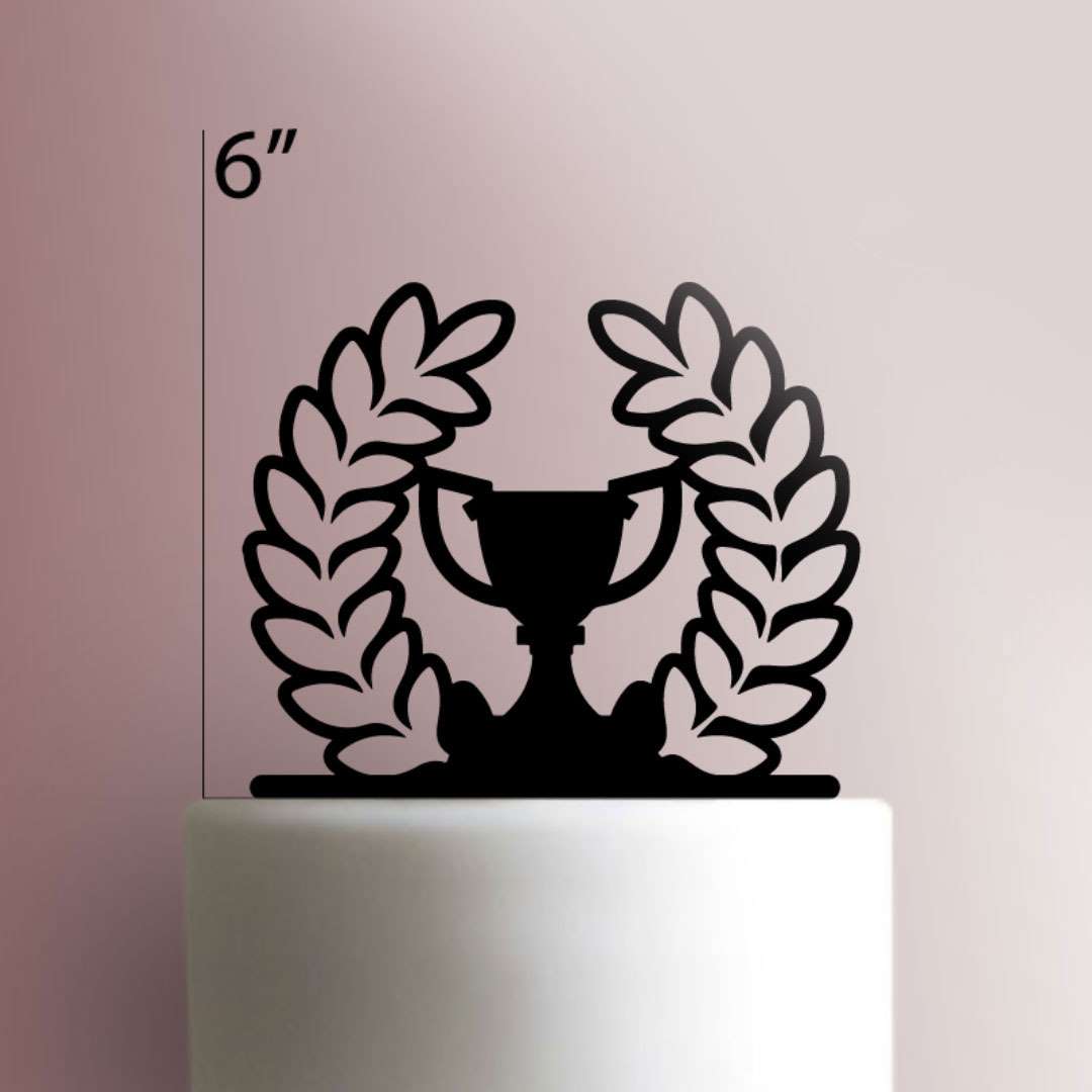Champion - Acrylic Cake Topper