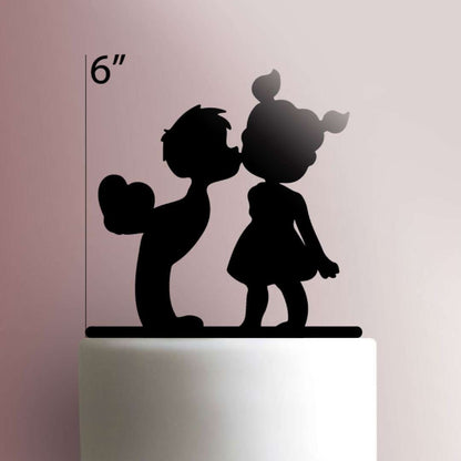 Cheek Kiss - Acrylic Cake Topper