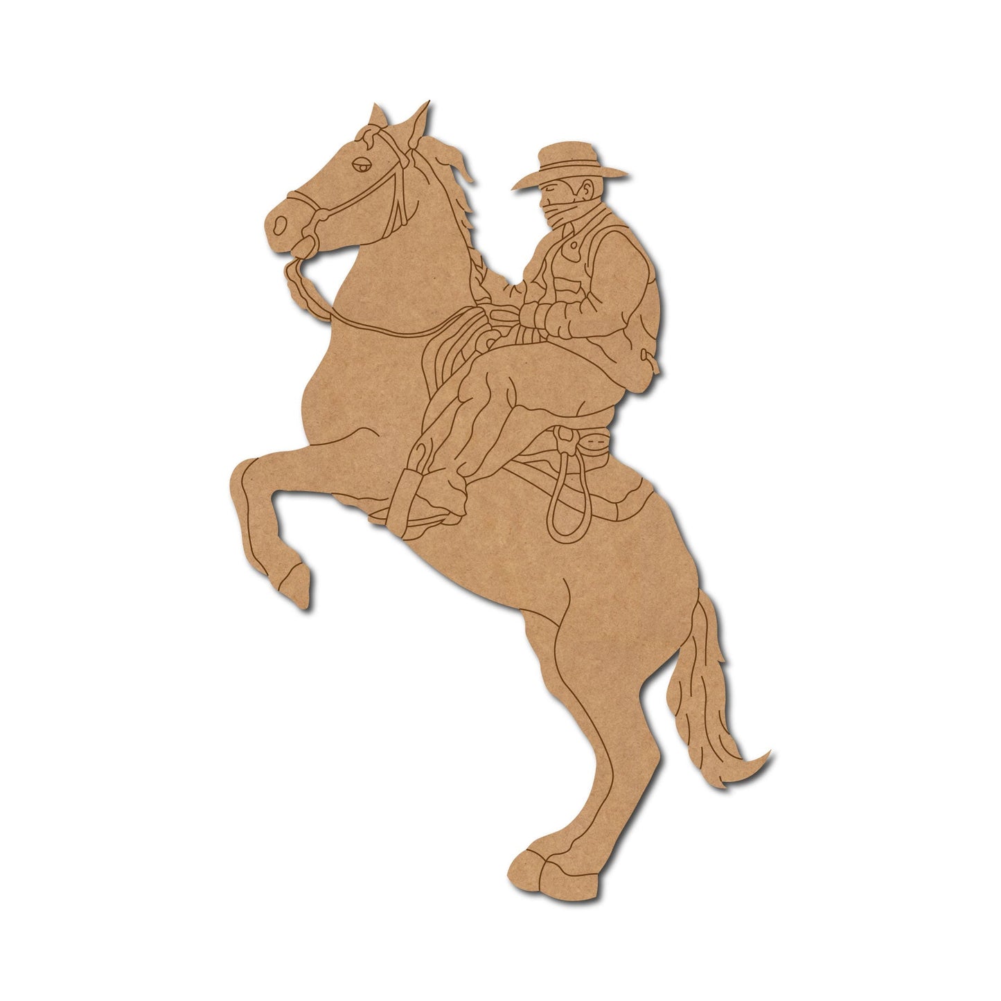 Cowboy On A Horse Pre Marked Design 1