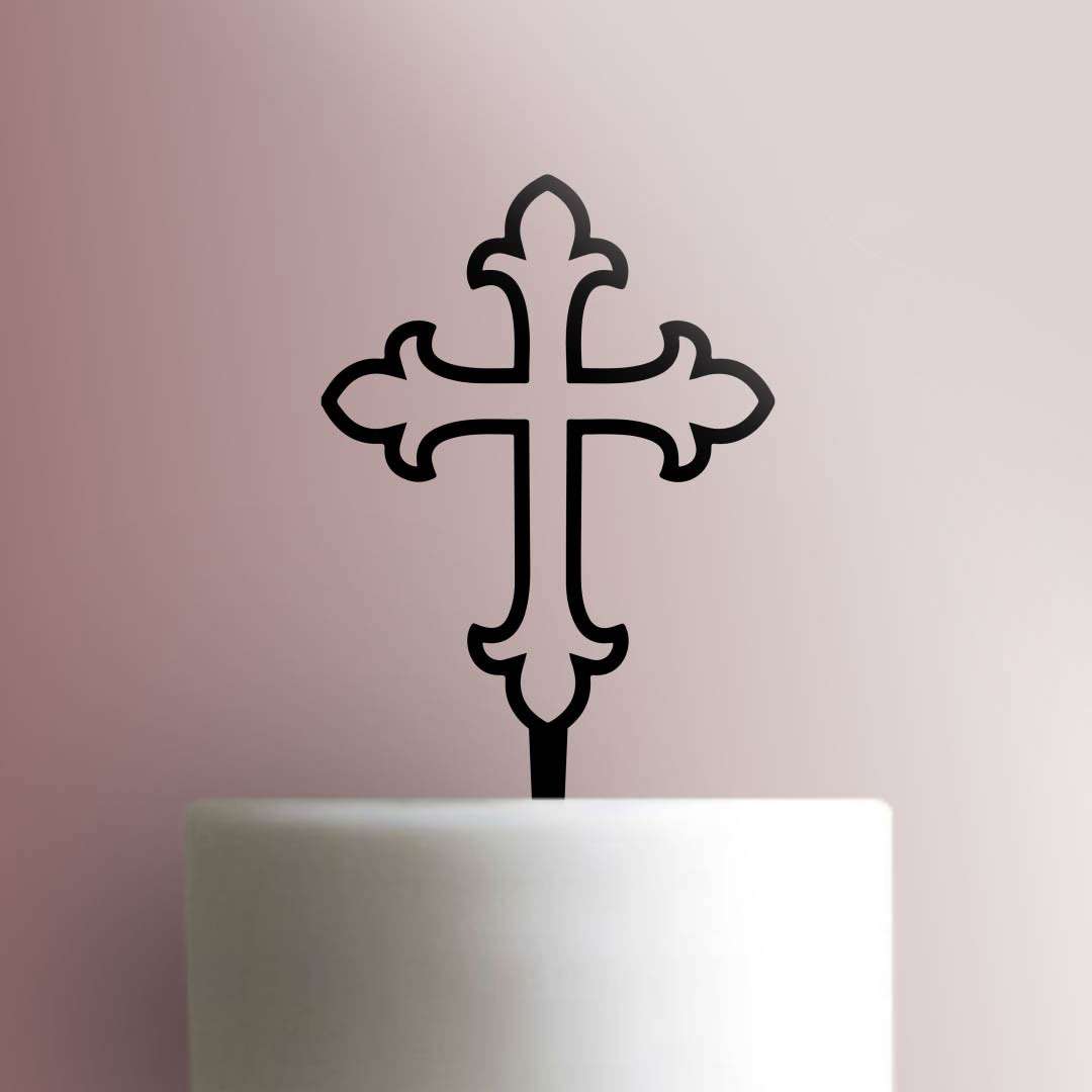 Cross - Acrylic Cake Topper