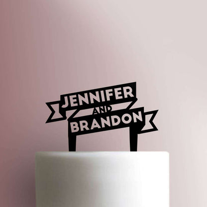 Custom Banner Names - Acrylic Cake Topper