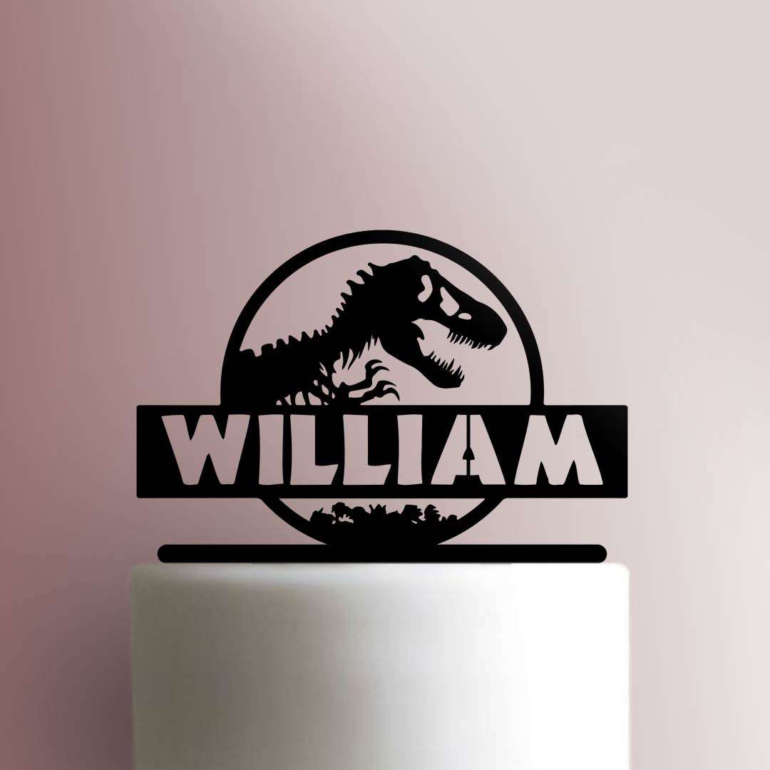 Custom Jurassic Park - Acrylic Cake Topper