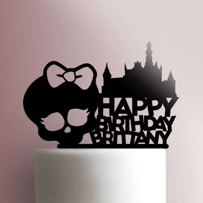 Custom Monster High Happy Birthday - Acrylic Cake Topper