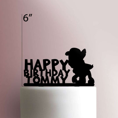 Paw Patrol ? Custom Rocky Happy Birthday - Acrylic Cake Topper