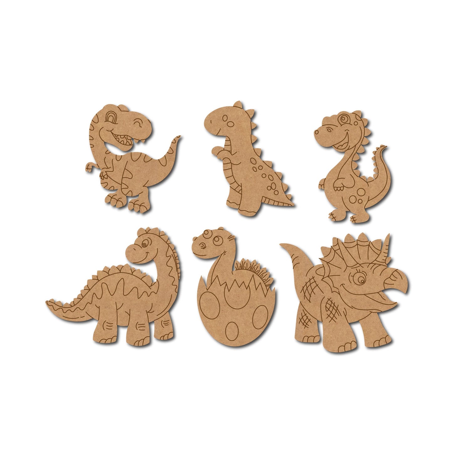Dinosaurs Set Pre Marked Design 1