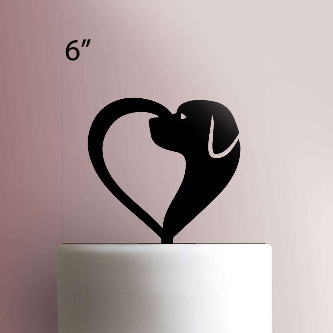 Dog- Acrylic Cake Topper