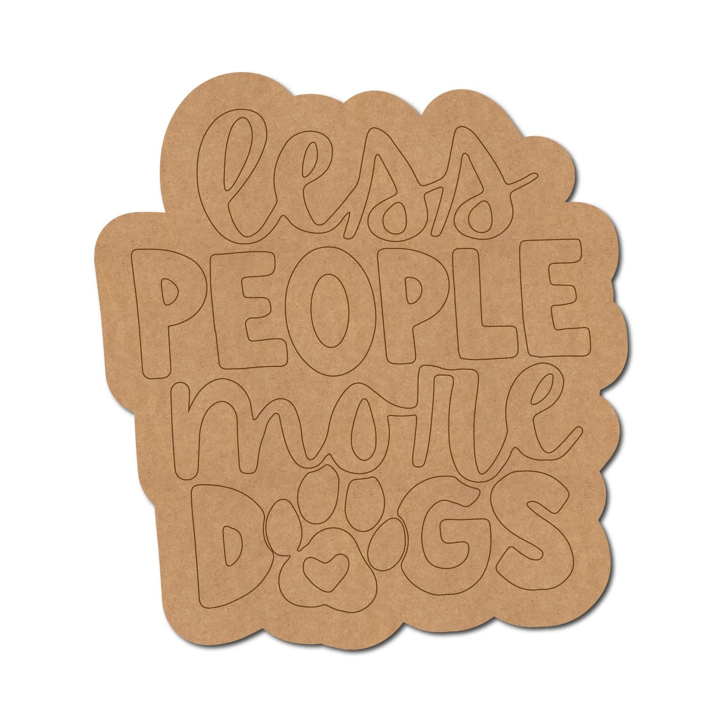 Dog Text Pre Marked Base Design 5