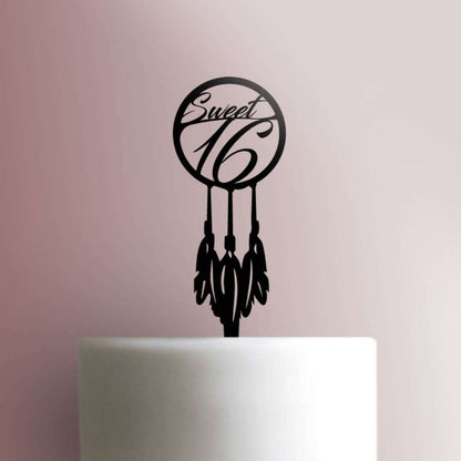 Sweet Sixteen Dream Catcher - Acrylic Cake Topper