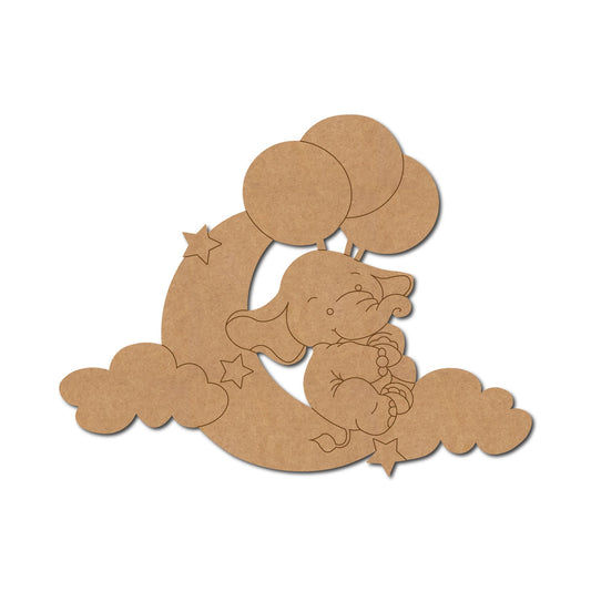 Elephant Clouds Pre Marked Design 1