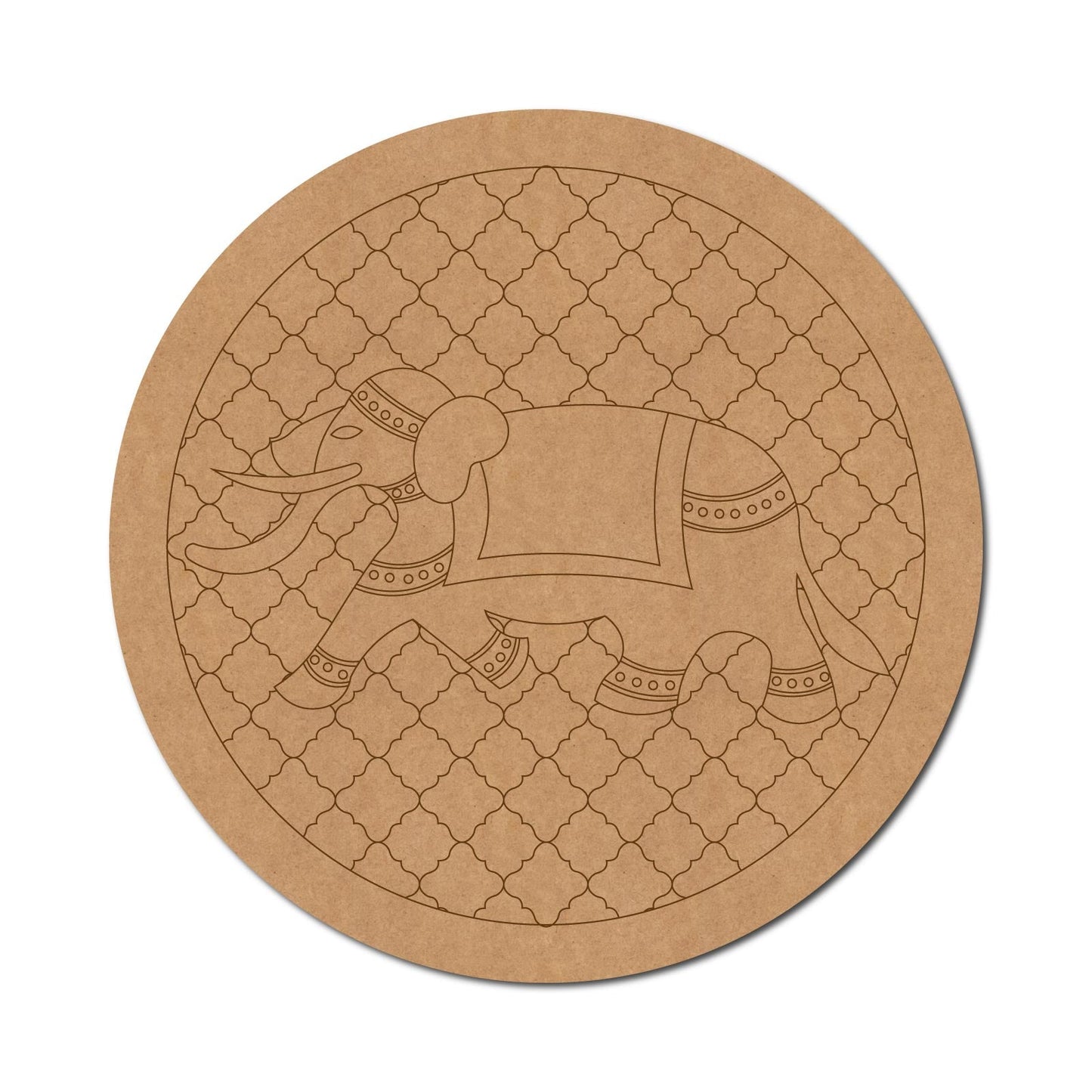 Elephant Pre Marked Round Design 2